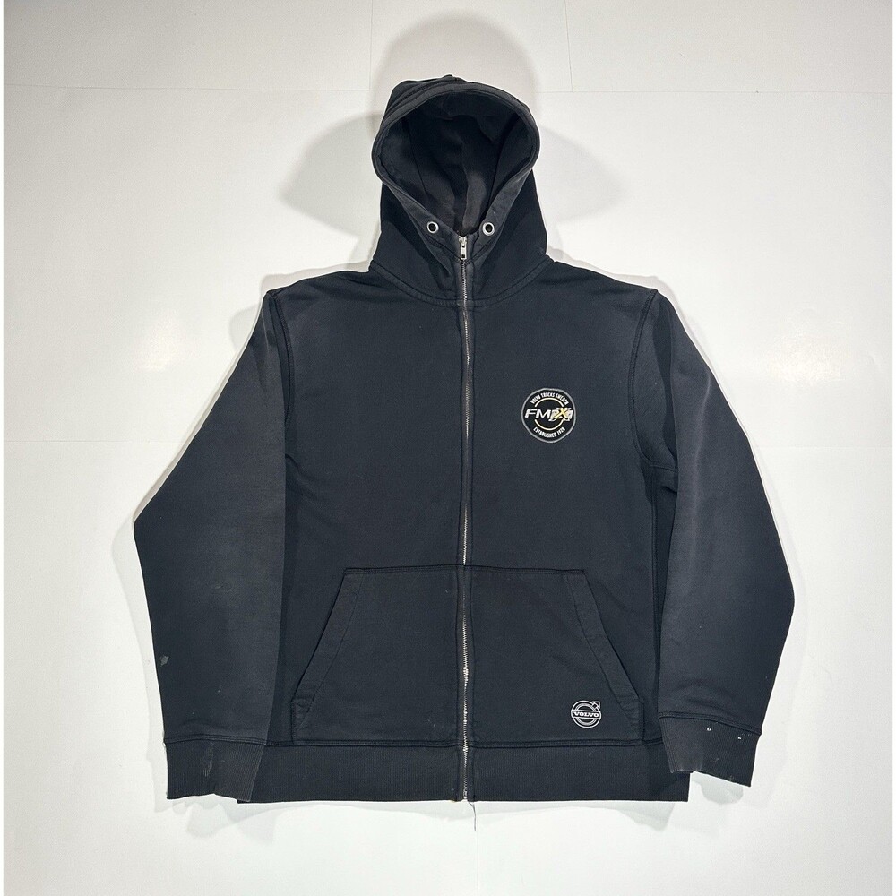 Volvo Trucks FMX Sweden Crew 1928 Hoodie Sweatshirt Truck Center Full Zip Sz XL